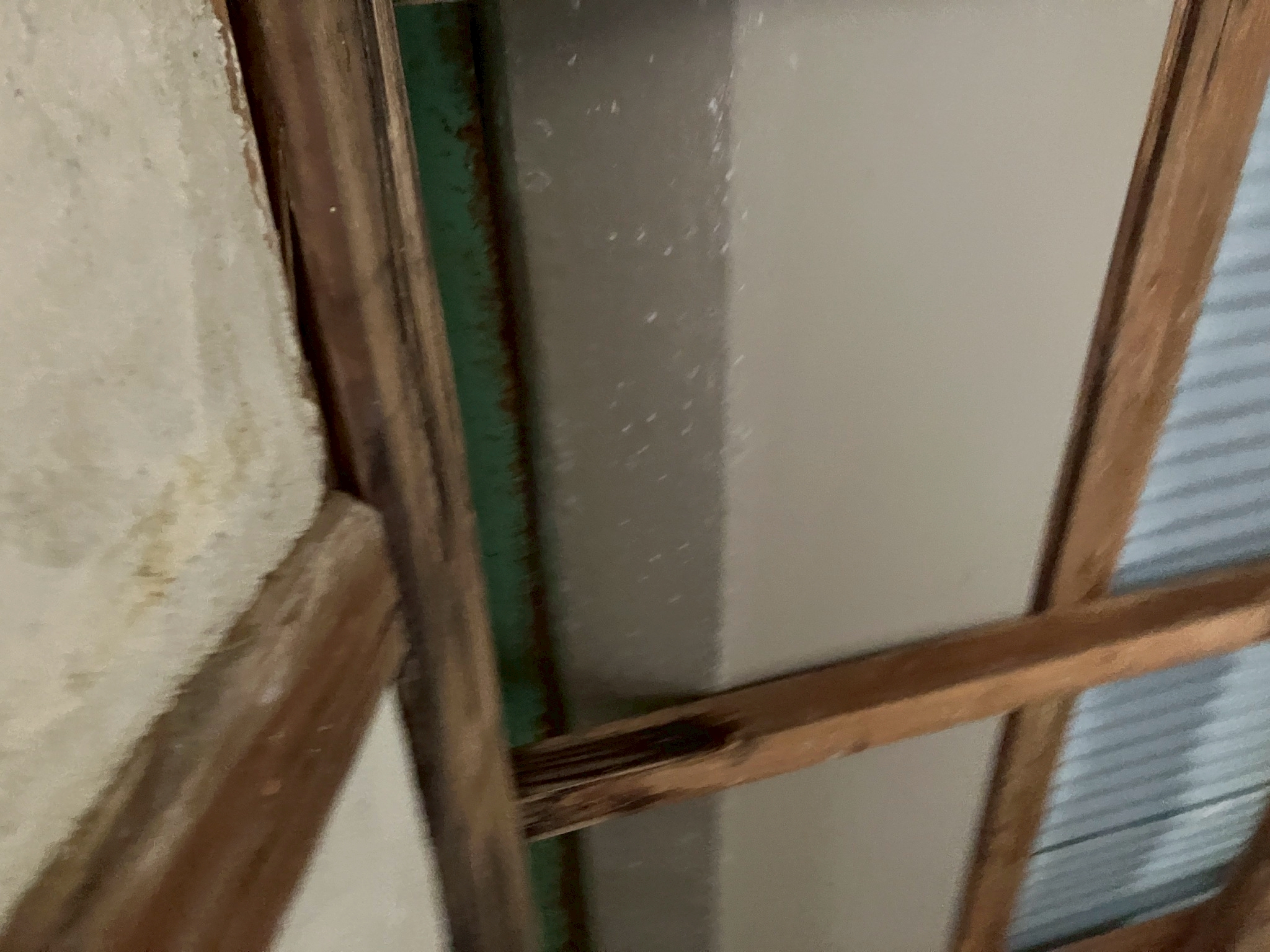 トタン屋根からの雨漏り確認